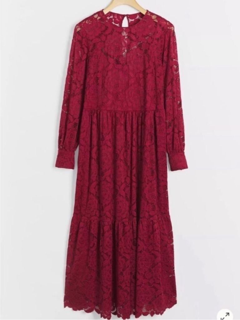 Anthropologie Hutch Olivia Lace Maxi Dress